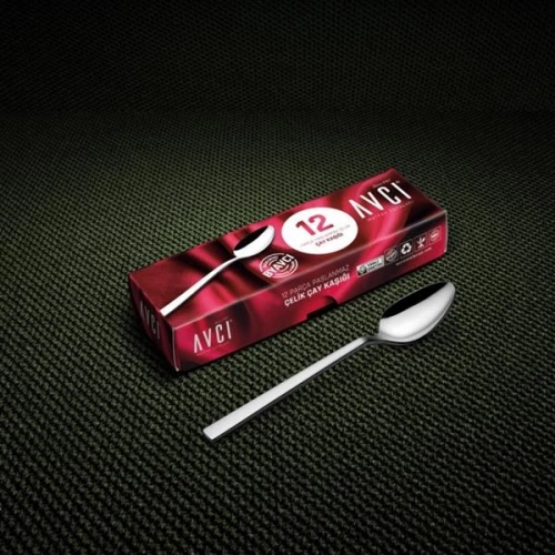 Avcı Star 12li Çay Kaşık 2mm