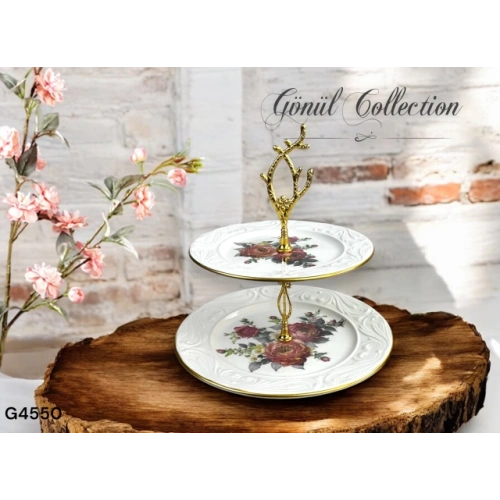 Gnl Amelie Seramik 2 Katlı Kurabiyelik