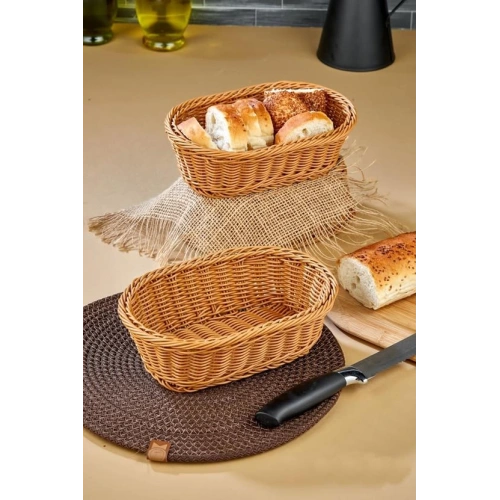 Cok Hasır Ekmek Sepeti