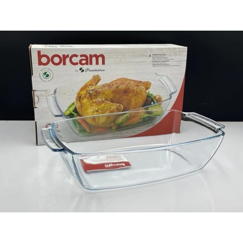 590046-1X4-Borcam Tepsi 38X23cm 4420cc*25