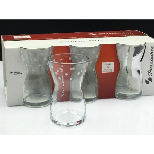 42991-6X12-Irmak Nokta Çay Bardağı 125cc