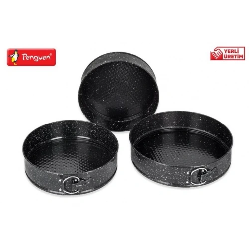 Png 3lü Kelepçeli Kek Kalıbı