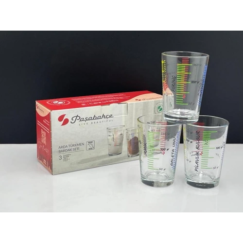 97420-1X8-Arda Türkmen Ölçü Bardak Seti