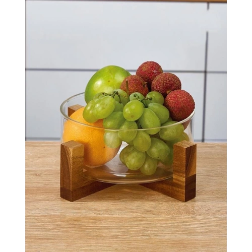 Mien Akasya Standlı 17cm Cam Kase