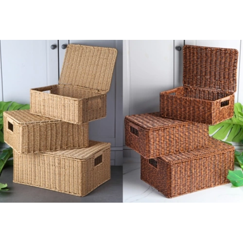 Gnl Orta Kapaklı Plastik Sepet