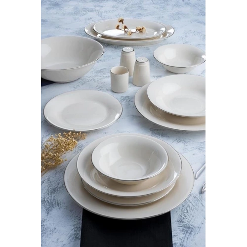 Acar İstanbul Platin 60 Prç Yemek Seti