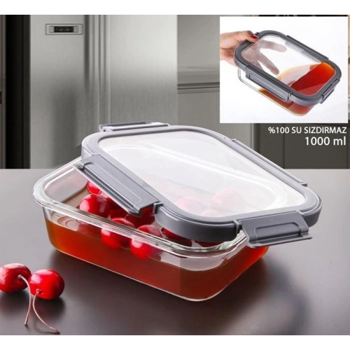 Gnl Cam 1000cc Saklama Kabı