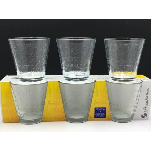 520516-3X8-Cıty Pop Su Bardağı 250cc