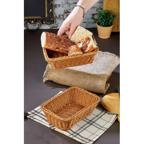 Cok Hasır Ekmek Sepeti