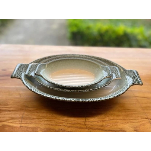 Erb Seramik 3lü Oval Fırın Kabı