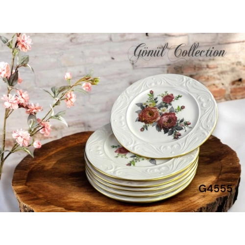 Gnl Amelie Seramik 6lı Servis Tabak