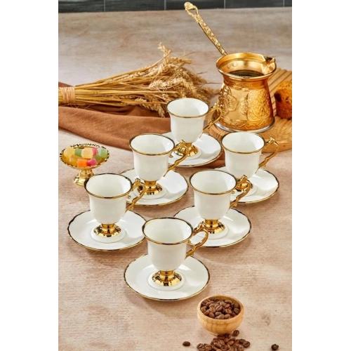 Cok Porselen Kahve  Fincan Seti