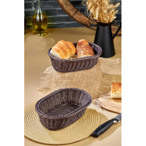 Cok Hasır Ekmek Sepeti