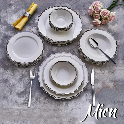 Mien Florence 24 Parça Yemek Seti Porselen
