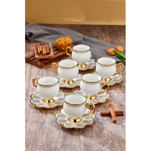 Cok 6lı Porselen Fincan Seti