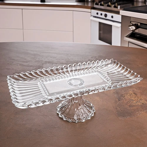 Ksv Kristal Ayaklı Dikd.Sunumluk