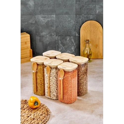 Cok Cam 21.5cm Kaşıklı Kavanoz