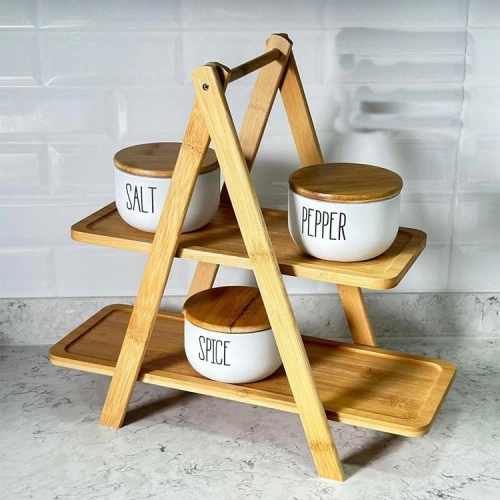 Mien Bambu 2 Katlı Stand