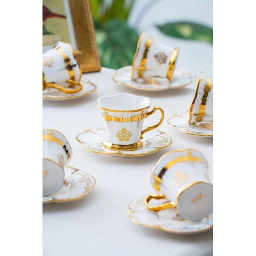 Acar 6lı Porselen Kahve Seti