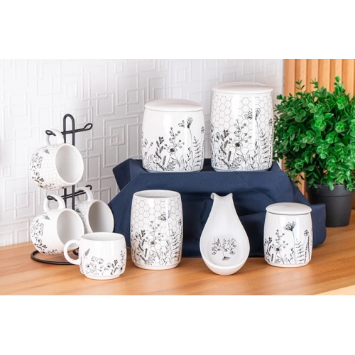 Acar Bloom 9 Parça Standlı Mutfak Seti