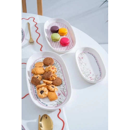 Acar Laila 3lü Kayık Tabak