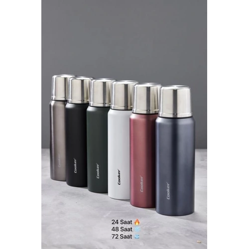 Cok Çelik 1lt Renkli Termos