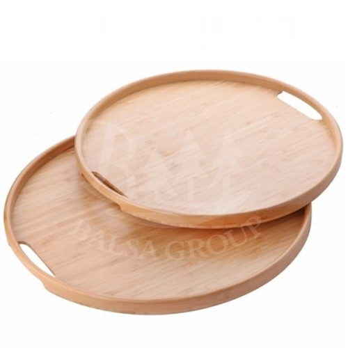 Bls Bambu 38cm Yuvarlak Tepsi