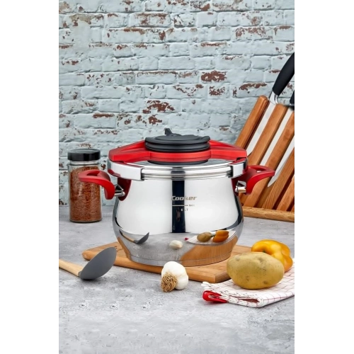 Cok 6LT Klipso Kapak Düdüklü Tencere