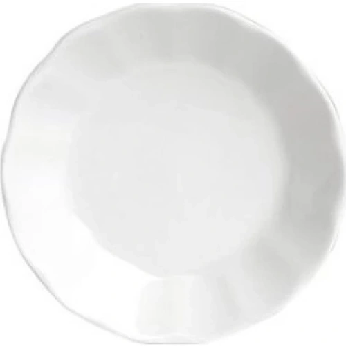 Por Ruby Porselen Beyaz Çay Tabak 2.Kalite