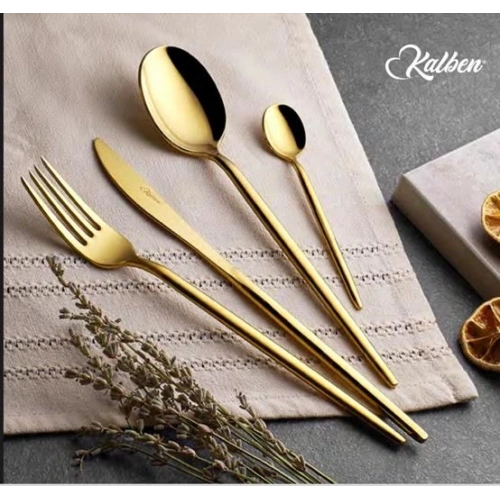 Avc Amore 36 Prç.Titanyum Parlak Gold