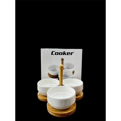 Cok Porselen 3lü Servis