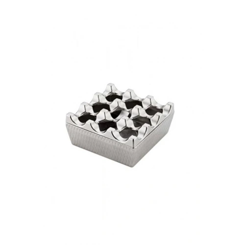 Bg Kare Krom Döküm Küllük 8X8cm