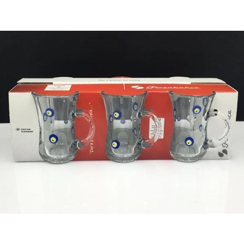 55411-6X8-Nazar Kulplu Bardak