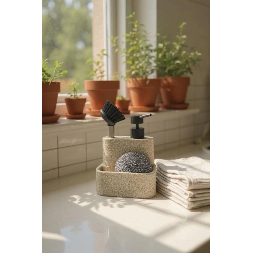 Mien Polyester Taş Sıvı Sabunluk