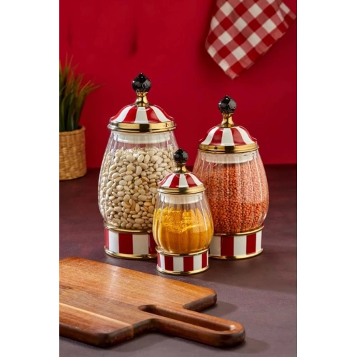 Cok 3lü Porselen Baharat Seti