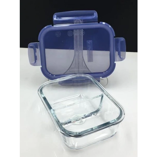 530276-1X4-Mor Bölmeli Saklama Kabı 630cc