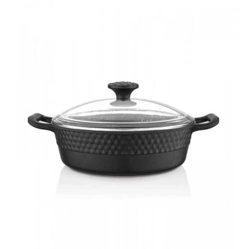 Ferro Kısa Tencere 26cm Granit