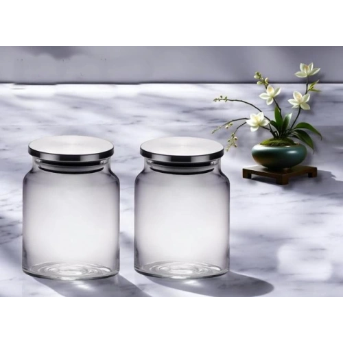 Gnl Metal Kapaklı Cam Kavanoz 500cc