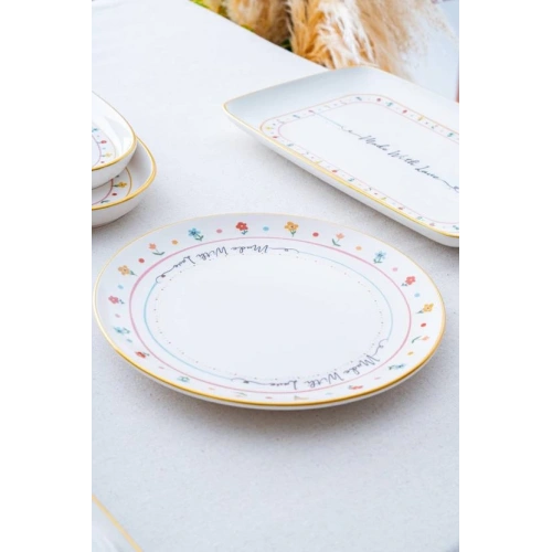 Acar Livaldi 6lı Servis Tabak 26cm