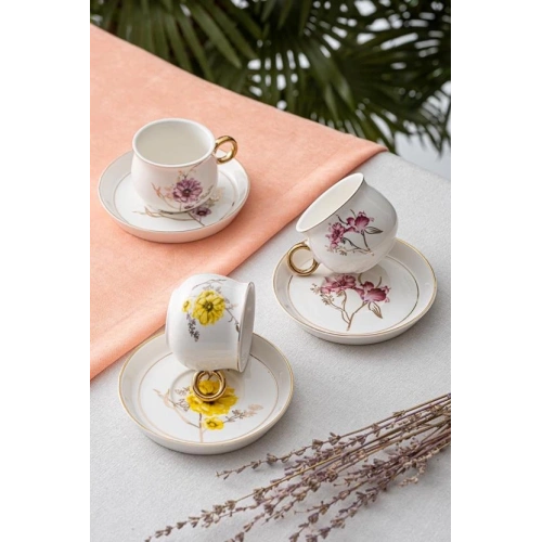 Acar 6lı Porselen Kahve Seti