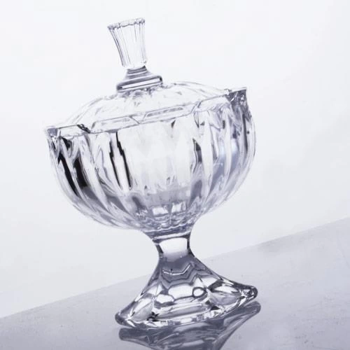 Ksv Cam Ayaklı Şekerlik 16x26cm