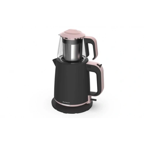 Sunny Pasha Çaycı Siyah/Pembe 2200W