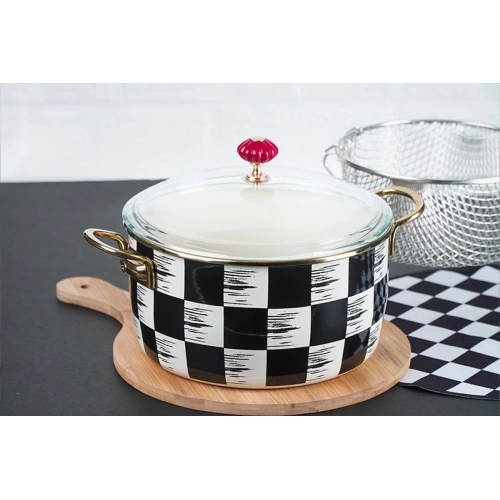 Acar Emaye Kızartma Tenceresi 22cm