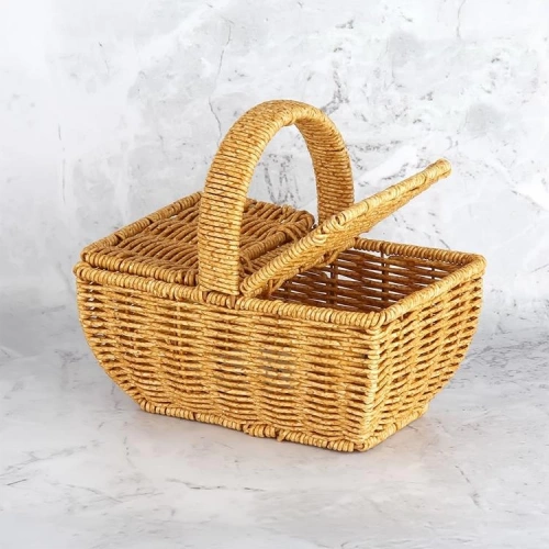 Mien Rattan Dikdörtgen Sepet 20cm