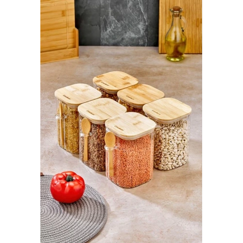 Cok Cam 14cm Kaşıklı Kavanoz