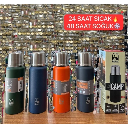 Cok Çelik 1 lt Kamp Termosu