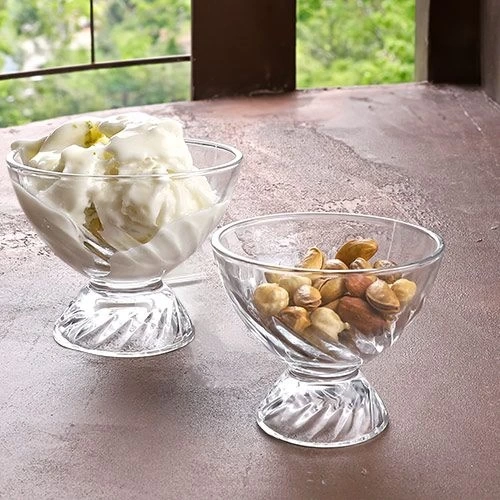 Ksv Cam 6lı Ayaklı Kase