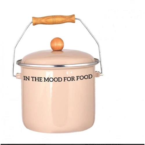 Men Emaye Bakraç Fildişi Renk 18x16cm