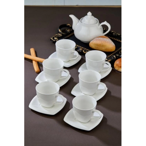 Cok Porselen 6lı Çay Fincanı