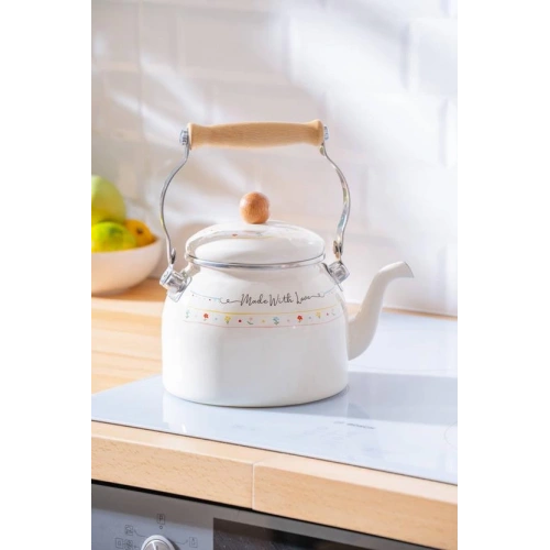 Acar Emaye 2.5lt Kuğu Model Çaydanlık